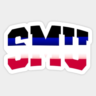 SMU Stripe Logo Sticker